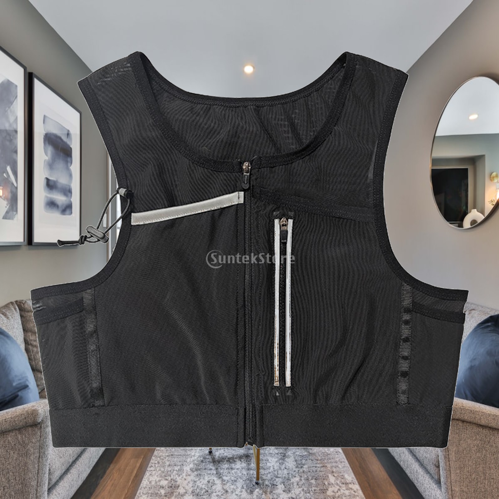Reflective Running Jacket - حقيبة صدرية للجري، حقيبة رياضية عاكسة