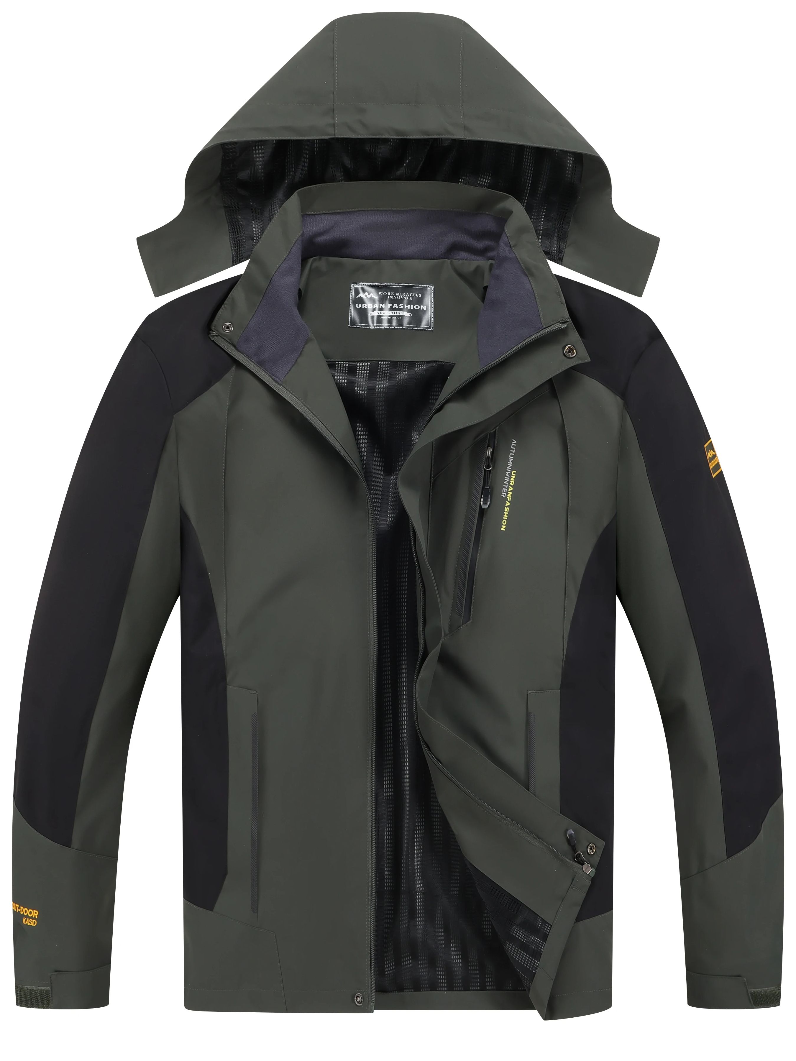 Reflective Running Jacket - سترة رجالية مقاومة للماء للتنزه سيرًا