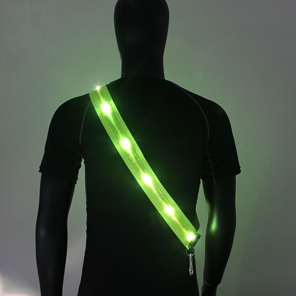 حزام جري LED قابل لإعادة الشحن - مراجعة Running Jogging Gear وسعره