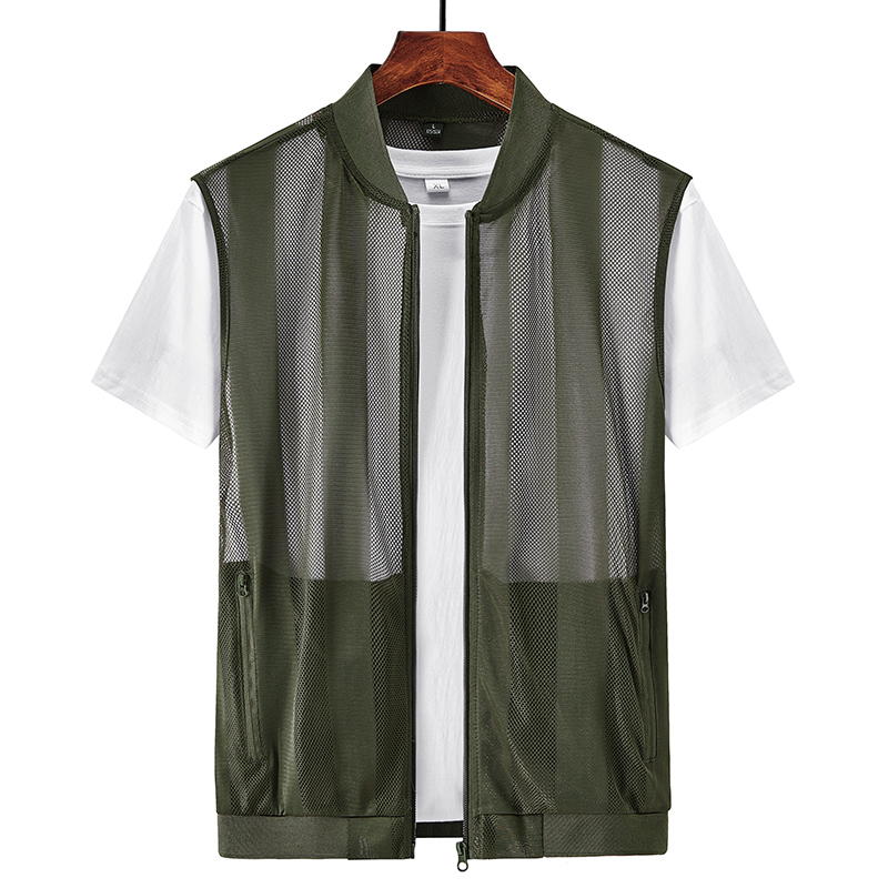 صدرية شبكية بفتحات تهوية للرجا - مراجعة Reflective Running Jacket وسعره