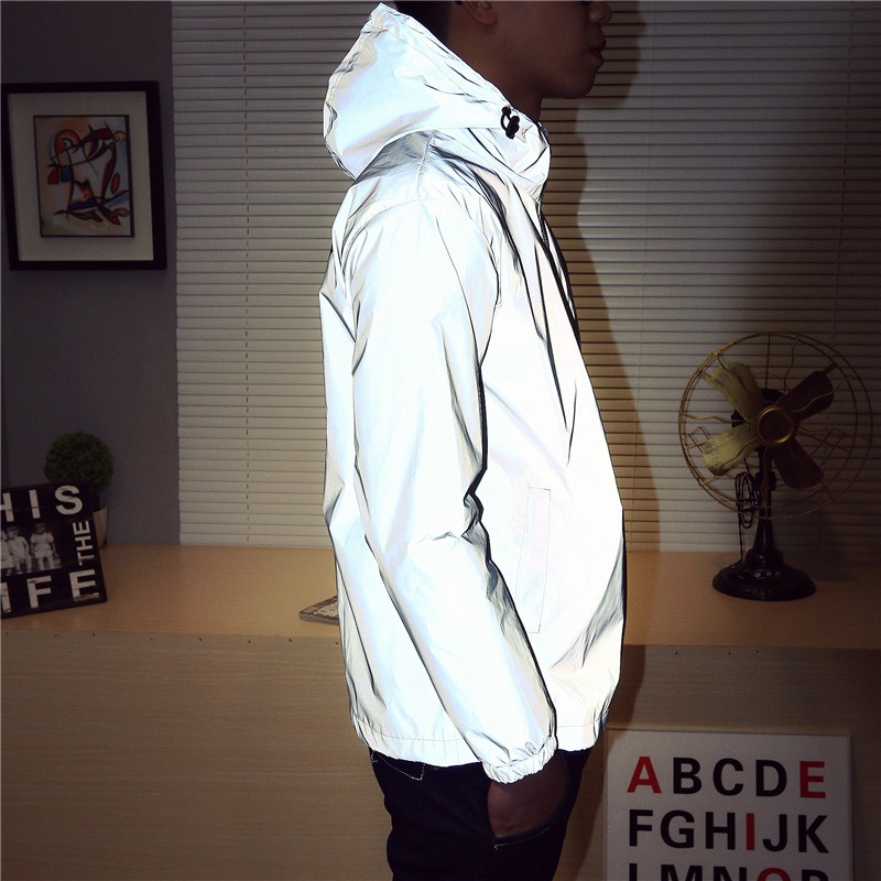 LED تضيء سترة واقية الأزواج رك - مراجعة Reflective Running Jacket وسعره