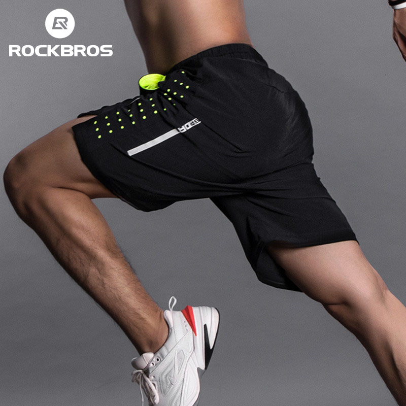 ROCKBROS شورت الجري للجنسين مل - مراجعة Running Jogging Gear وسعره