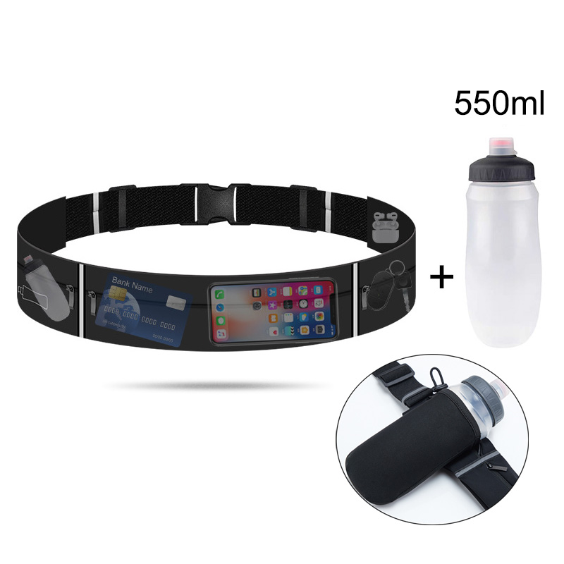 حقيبة خصر للجري مع زجاجة ماء س - مراجعة Running Jogging Gear وسعره
