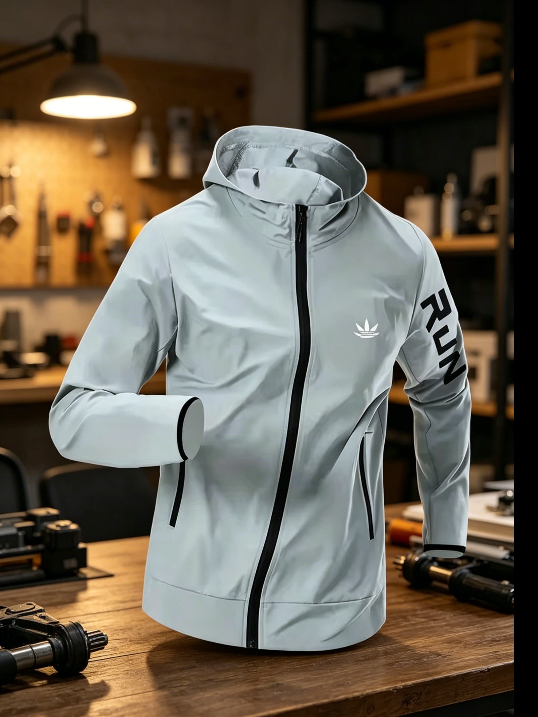 سترة رياضية رجالية مقاومة للري - مراجعة Reflective Running Jacket وسعره