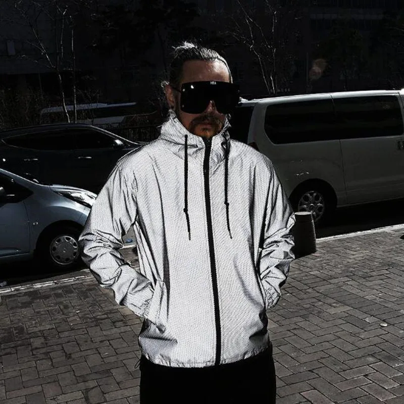 جديد الرجال ليلة عاكسة بالكامل - مراجعة Reflective Running Jacket وسعره